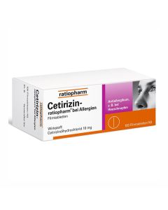 Cetirizin-ratiopharm® bei Allergien 10 mg Filmtabl.-100 St