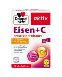 DOPPELHERZ Eisen+Vit.C+L-Histidin Tabletten