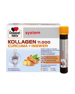 DOPPELHERZ Kollagen 11.000 Curcuma+Ingw.system TRA