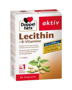 DOPPELHERZ Lecithin+B-Vitamine Kapseln