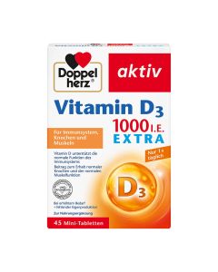 DOPPELHERZ Vitamin D 1.000 I.E. EXTRA Tabletten