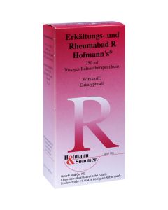 ERKÄLTUNGS- UND Rheumabad R Hofmann&#039;&#039;s
