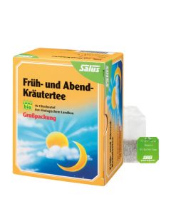FRÜH- UND ABEND-Kräutertee Bio Salus Filterbeutel