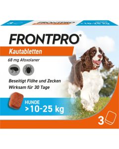 FRONTPRO 68 mg Kautabletten f.Hunde &gt;10-25 kg