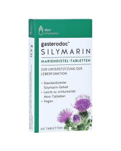 GASTERODOC Silymarin Mariendistel Tabletten