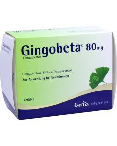 GINGOBETA 80 mg Filmtabletten