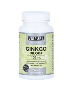 GINKGO BILOBA 100 mg hochdosiert vegan Kapseln-100 St