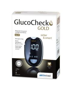 GLUCO CHECK GOLD Blutzuckermessgerät Set mg/dl