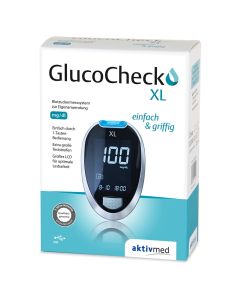 GLUCO CHECK XL Blutzuckermessgerät Set mg/dl