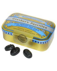 Grethers Blackcurrant Gold zuckerhaltige Pastillen-110 g