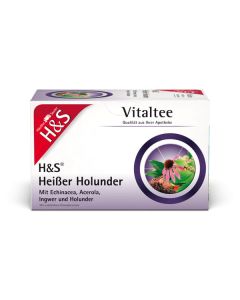 H&amp;S heisser Holunder Vitaltee Filterbeutel