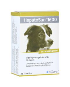 HEPATOSAN 1600 Ergänzungsfutterm.Tab.f.Hund/Katze