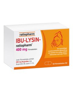 IBU-LYSIN ratiopharm® 400 mg Filmtabletten-50 St