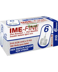 IME FINE Universal Pen Kanülen 31 G 6 mm