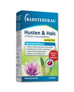 KLOSTERFRAU Husten &amp; Hals Lutschtabletten