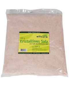 KRISTALLINES Salz v.Fusse d.Himalaya fein gem.-1000 g