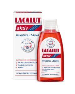 LACALUT aktiv Mundspül-Lösung-300 ml