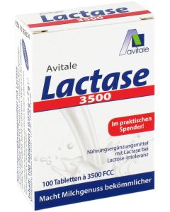 LACTASE 3.500 FCC Tabletten im Klickspender