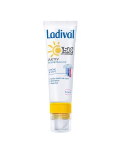 LADIVAL Aktiv Sonnenschutz Gesicht&amp;Lippen LSF 50+