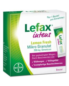 LEFAX intens Lemon Fresh Mikro Granul.250 mg Sim.