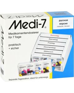 MEDI 7 Medikamentendos.f.7 Tage weiss russ.Version