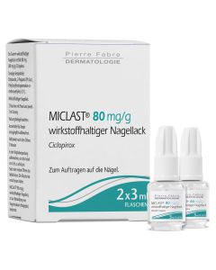 MICLAST 80 mg/g wirkstoffhaltiger Nagellack-2 X 3 ml