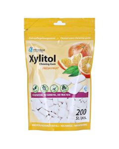 MIRADENT Xylitol Zahnpflegekaugummi freshfruit Ref