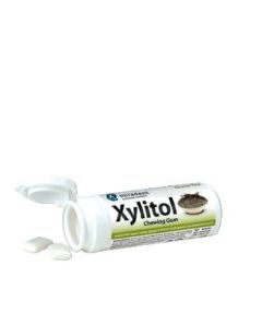 MIRADENT Zahnpflegekaugummi Xylitol grüner Tee
