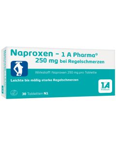NAPROXEN-1A Pharma 250 mg b.Regelschmerzen Tabl.