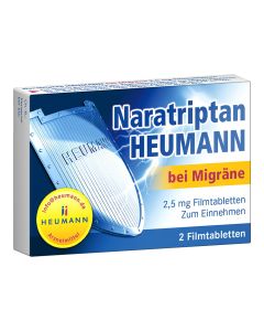 Naratriptan HEUMANN bei Migräne 2,5 mg-2 St
