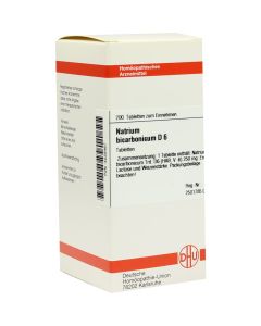 NATRIUM BICARBONICUM D 6 Tabletten