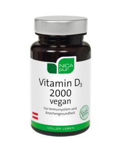 NICAPUR Vitamin D3 2000 vegan Kapseln