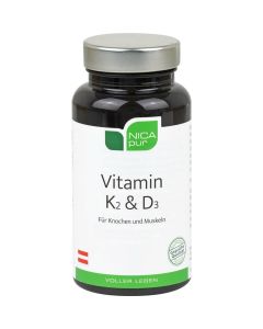 NICAPUR Vitamin K2 &amp; D3 Kapseln