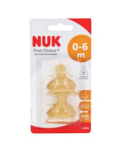 NUK First Choice+ Trinksauger Latex Gr.1 S
