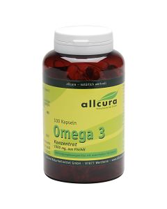 OMEGA-3 Konzentrat aus Fischöl 1000 mg Kapseln