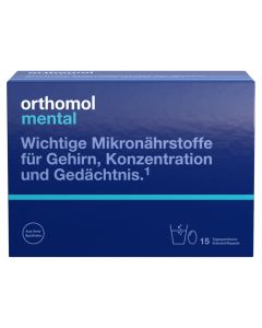 ORTHOMOL mental Granulat+Kapseln 15 Tagesportionen
