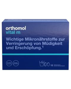 ORTHOMOL Vital M 15 Granulat/Kaps.Kombipackung