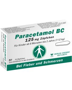 PARACETAMOL BC 125 mg Suppositorien