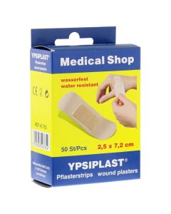 PFLASTERSTRIPS Ypsiplast wasserf.2,5x7,2 cm