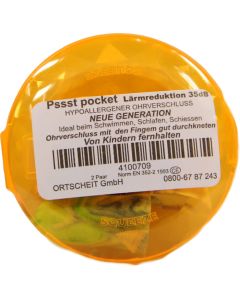 PSSST Pocket Ohrverschluss bunt