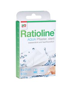 Ratioline aqua Duschpflaster plus 5x7cm steril-5 St