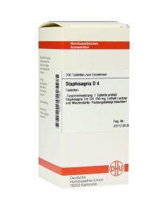 STAPHISAGRIA D 4 Tabletten