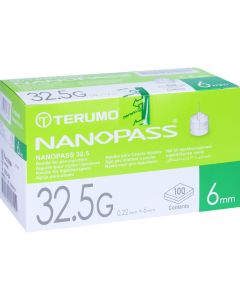 TERUMO NANOPASS 32,5 Pen Kanüle 0,22x6 mm