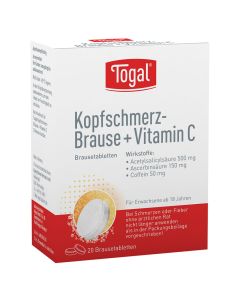 TOGAL Kopfschmerz-Brause + Vit. C Brausetabletten