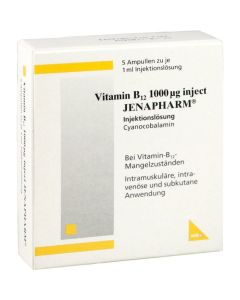 VITAMIN B12 1.000 myg Inject Jenapharm Ampullen