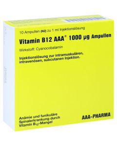 VITAMIN B12 AAA 1.000 myg Ampullen