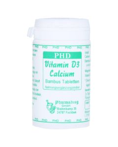 VITAMIN D3 CALCIUM Bambus Tabletten