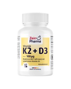 ZeinPharma Vitamin K2+ Menachinon-7 100 µg Kapseln-60 St