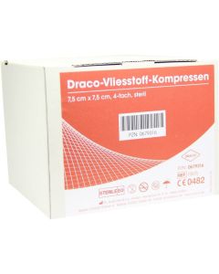 VLIESSTOFF-KOMPRESSEN 7,5x7,5 cm steril 4fach