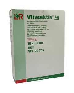 VLIWAKTIV AG Aktivkohle Saugkomp.m.Silber 10x10 cm